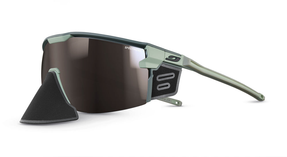 Julbo Ultimate Cover Sportbrille – Olivgrün / Grau – Spectron 4 – Frontansicht