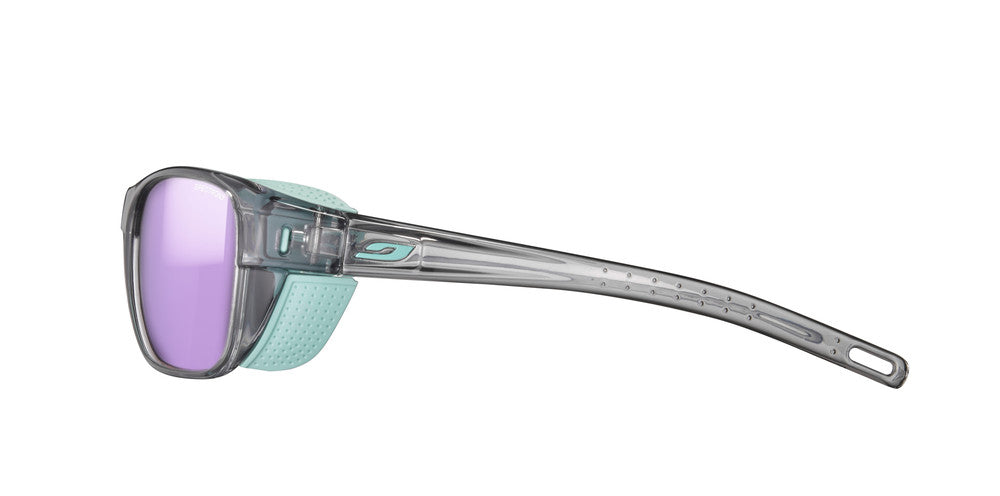 Julbo Camino M Sportbrille – Hellgrau / Mint – Spectron 3 – Seitenansicht