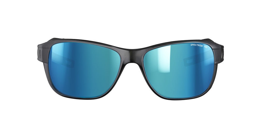 Julbo Camino M Ocean Master Sportbrille – Schwarz / Fluo Orange – Spectron HD 4 Polarized – Seitenansicht