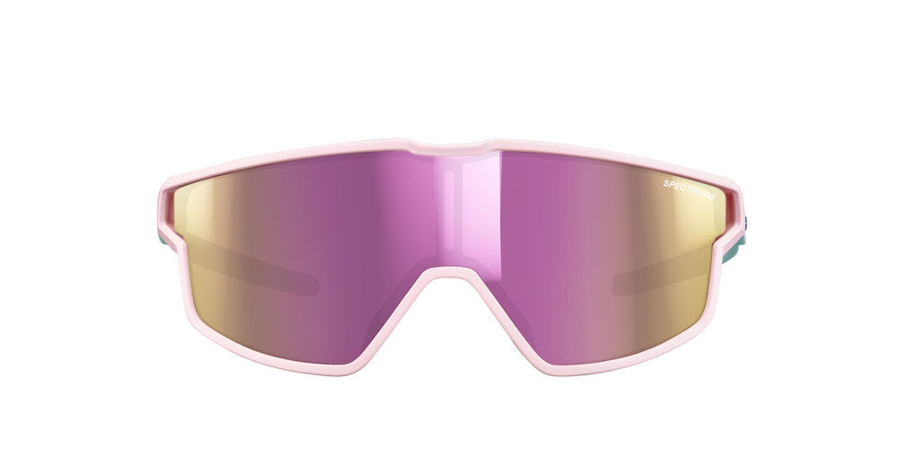 Julbo Fury Mini Kinder-Sportbrille – Pastellrosa / Pastellblau – Spectron 3 – Detailansicht
