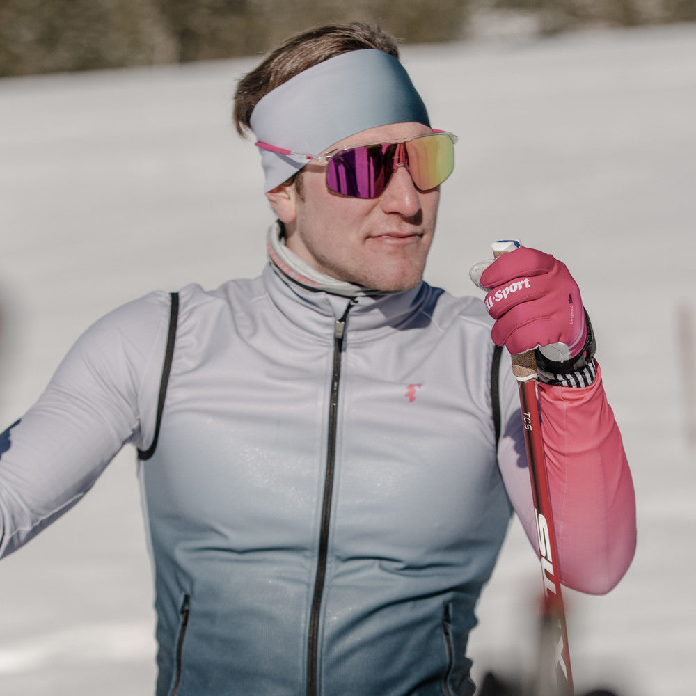 Julbo Density Sportbrille – Kristall / Rosa – Spectron 3 – Seitenansicht