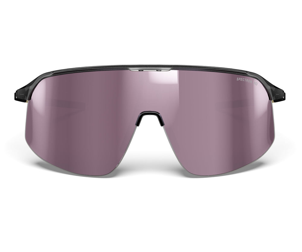 Julbo Density Sportbrille – Schwarz / Hellbraun – Spectron HD 3 – Seitenansicht