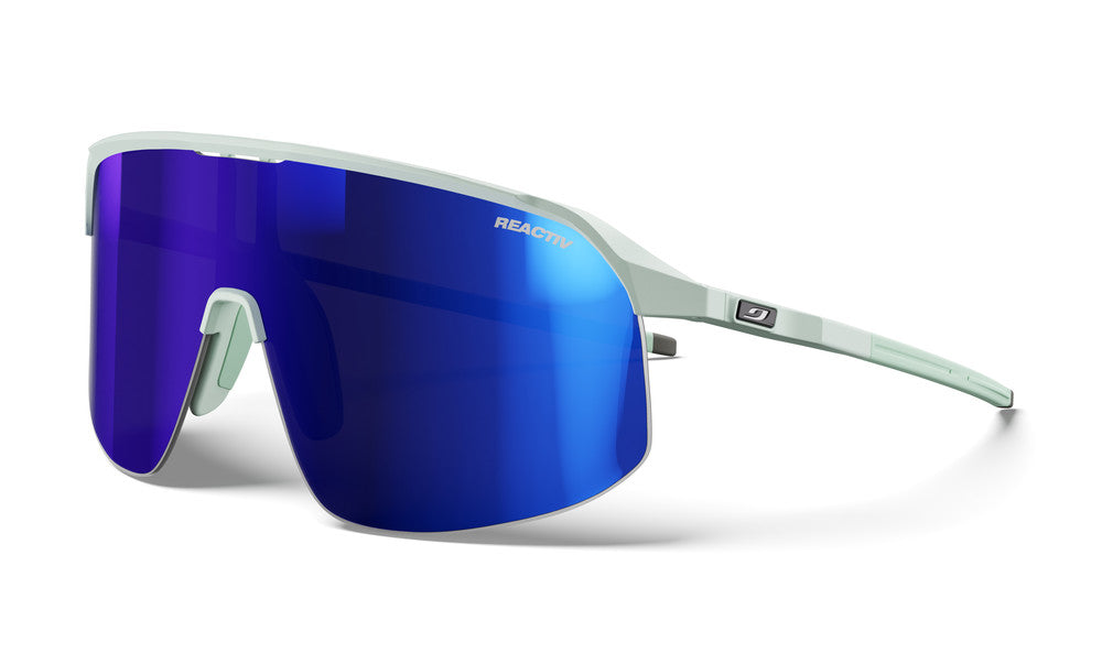 Julbo Density Sportbrille – Hellgrün / Grün – REACTIV 1-3 High Contrast – Frontansicht