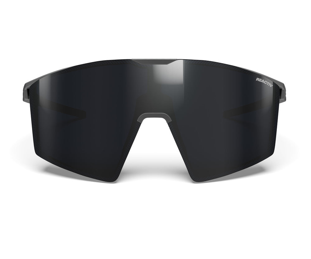 Julbo Edge Sportbrille – Schwarz Matt / Schwarz – REACTIV 0-3 – Seitenansicht