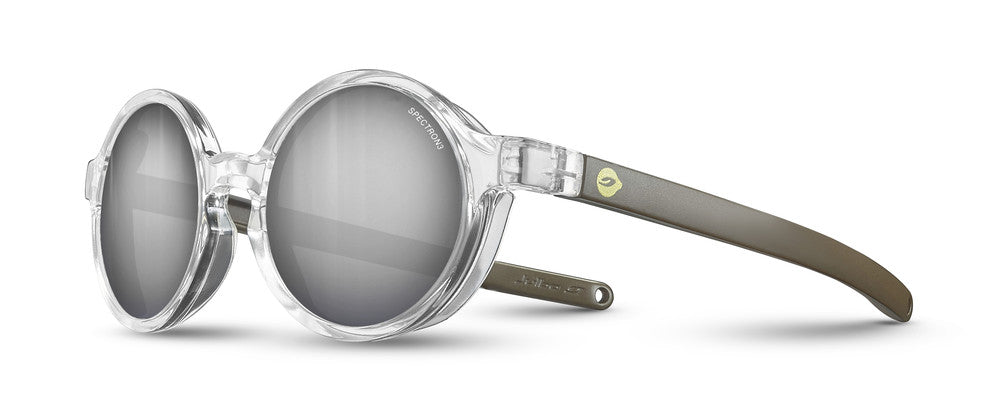Julbo Walk Kindersonnenbrille – Kristall Glänzend / Khaki – Spectron 3 – Frontansicht