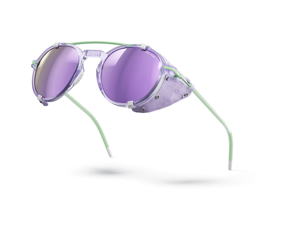 Julbo Legacy Sonnenbrille – Violett / Grün – Spectron 3 – Detailansicht