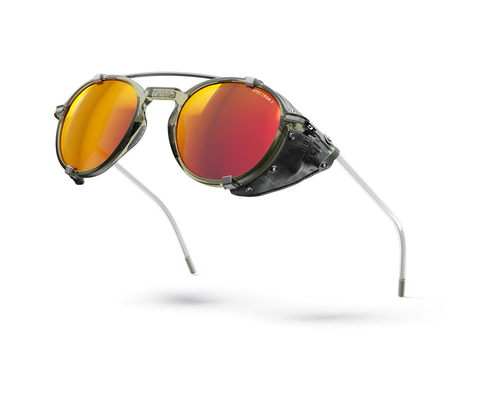 Julbo Legacy Sonnenbrille – Grün Army / Schwarz – Spectron 3 – Seitenansicht