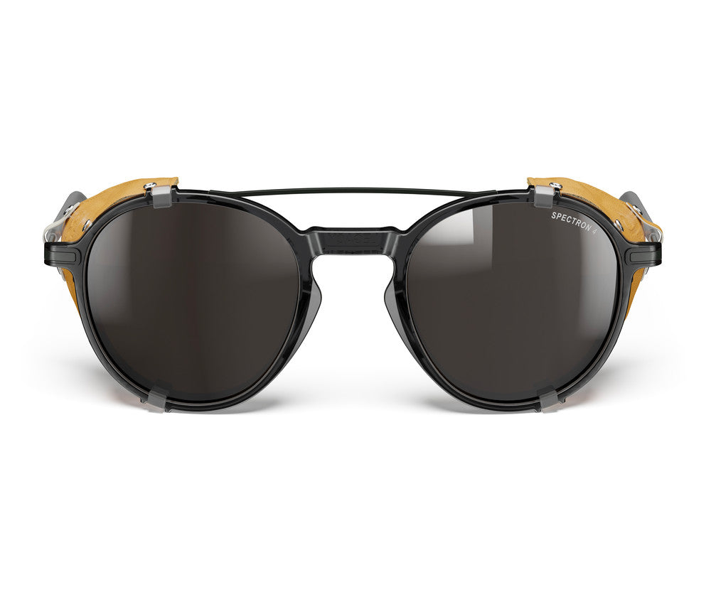 Julbo Legacy Sonnenbrille – Schwarz / Camel / Havanna – Spectron 4 – Detailansicht