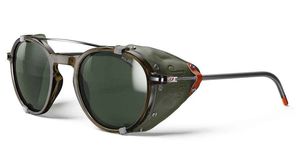 Julbo Legacy Sonnenbrille – Braun / Khaki / Orange – Spectron 3 Polarized – Frontansicht