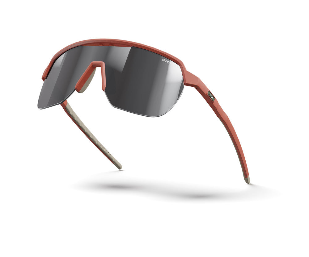 Julbo Frequency Sportbrille – Terrakotta / Grau – Spectron 3 – Seitenansicht