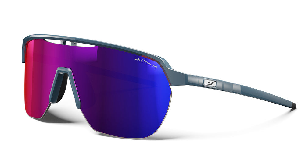 Julbo Frequency Sportbrille – Blau / Schwarz – Spectron HD 3 – Frontansicht