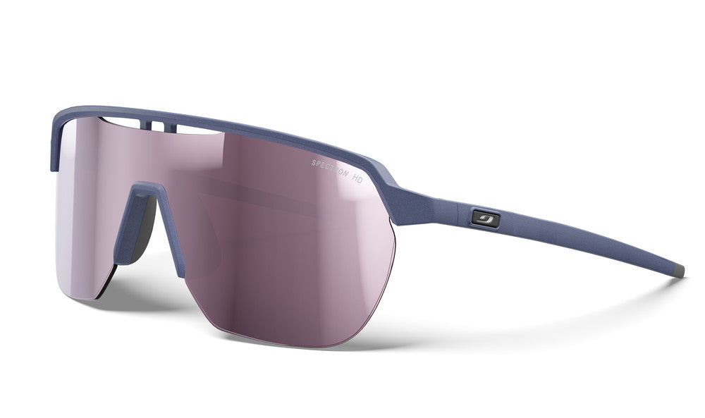 Julbo Frequency Sportbrille – Dunkelviolett / Dunkelgrau – Spectron HD 3 – Frontansicht