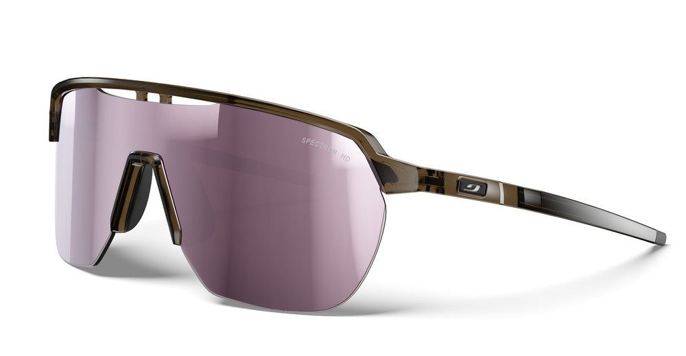 Julbo Frequency Sportbrille – Braun / Schwarz – Spectron HD 3 – Frontansicht