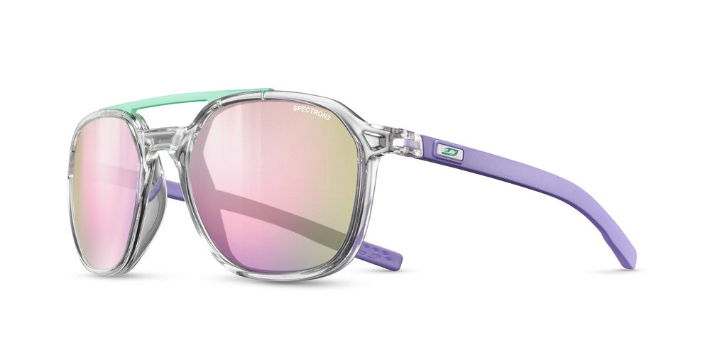 Julbo Slack Sonnenbrille – Kristall / Violett – Spectron 3 – Frontansicht