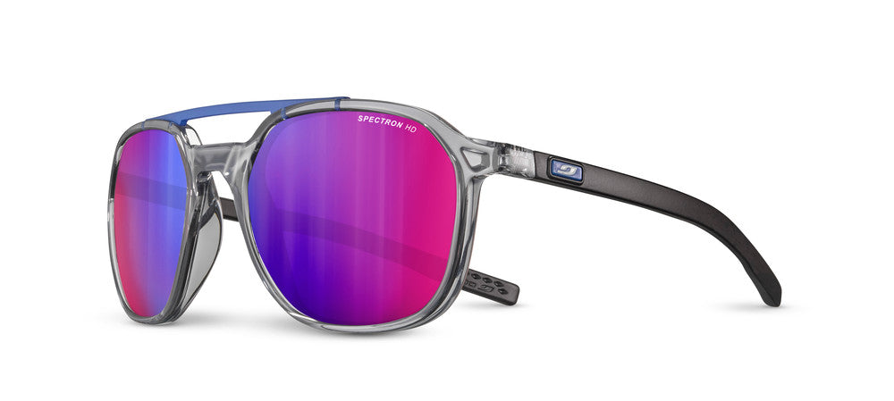 Julbo Slack Sonnenbrille – Grau / Dunkelblau / Schwarz – Spectron HD 3 – Frontansicht