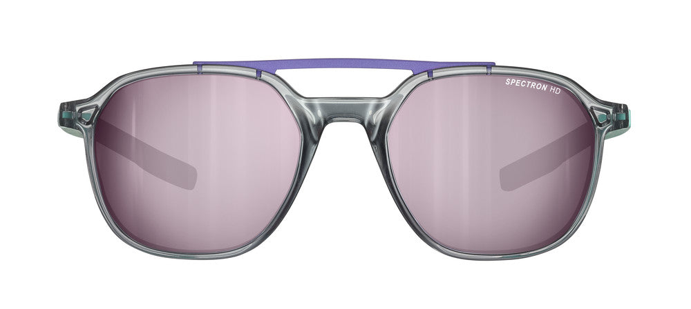 Julbo Slack Sonnenbrille – Grau / Violett / Mint – Spectron HD 3 – Detailansicht