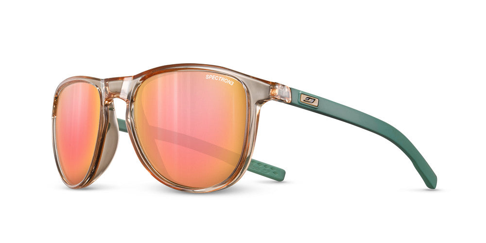 Julbo Canyon Sonnenbrille – Hellrosa / Grün – Spectron 3 – Frontansicht