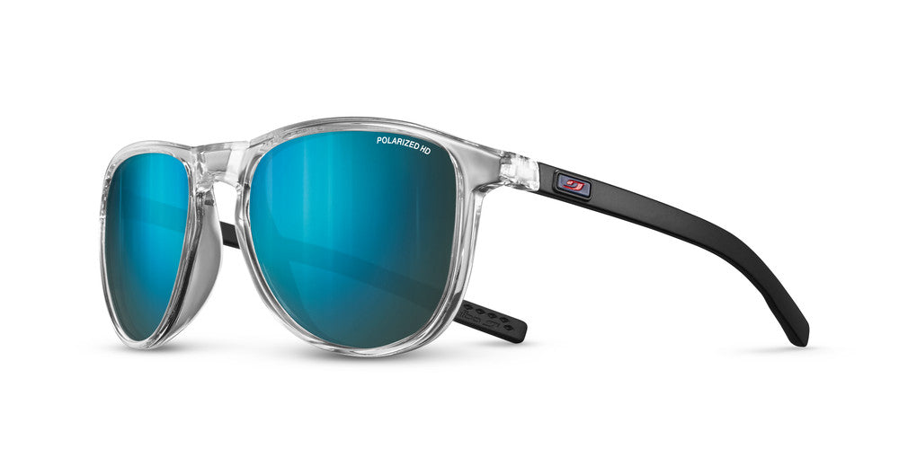 Julbo Canyon Sonnenbrille – Kristall / Schwarz – Spectron HD 3 Polarized – Frontansicht