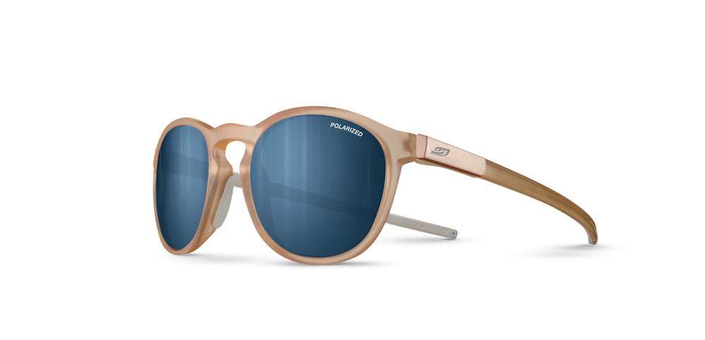 Julbo Shine L Sportbrille – Hellrosa Matt / Hellgrau – Spectron 3 Polarized – Frontansicht
