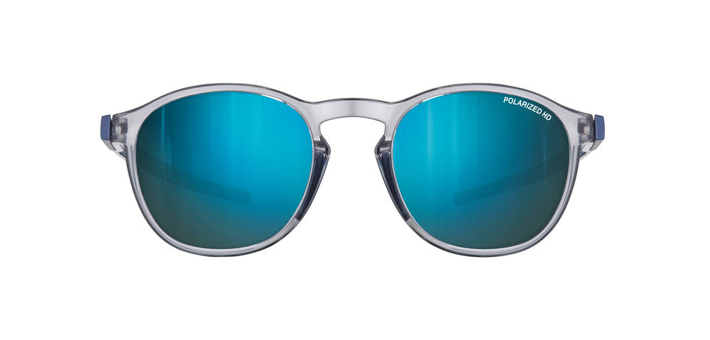 Julbo Shine L Sportbrille – Grau / Dunkelblau – Spectron HD 3 Polarized – Detailansicht