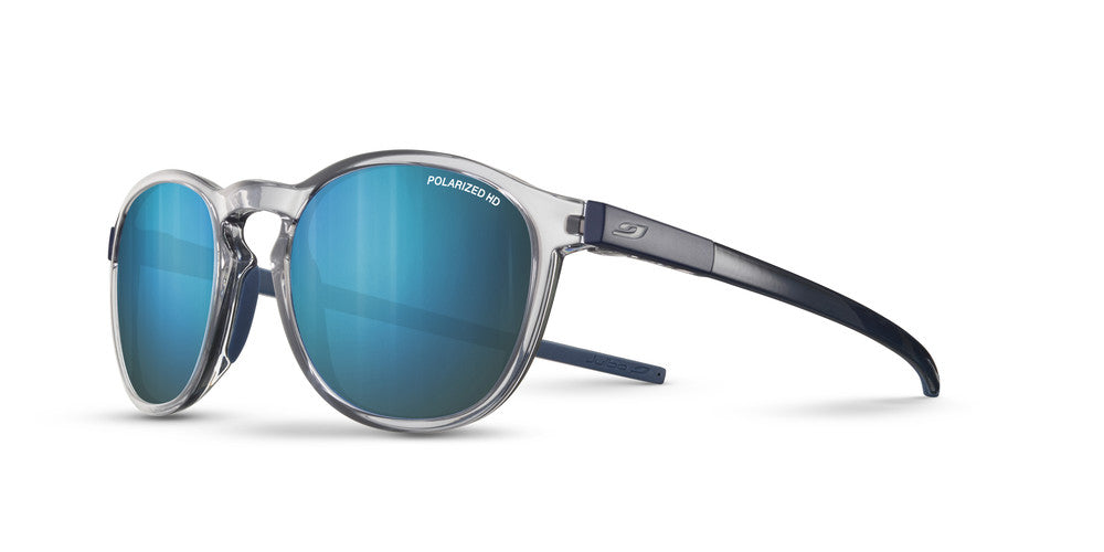 Julbo Shine L Sportbrille – Grau / Dunkelblau – Spectron HD 3 Polarized – Frontansicht
