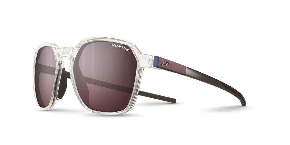 Julbo Drive Sportbrille – Kristall / Schimmernd / Dunkelbraun – Spectron HD 3 Polarized – Frontansicht