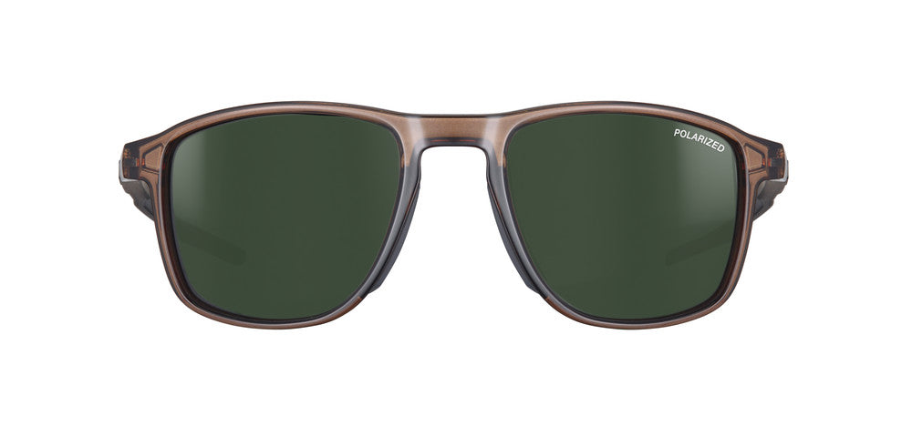 Julbo Compass Sportbrille – Braun / Dunkelgrün Army – Spectron 3 Polarized – Detailansicht