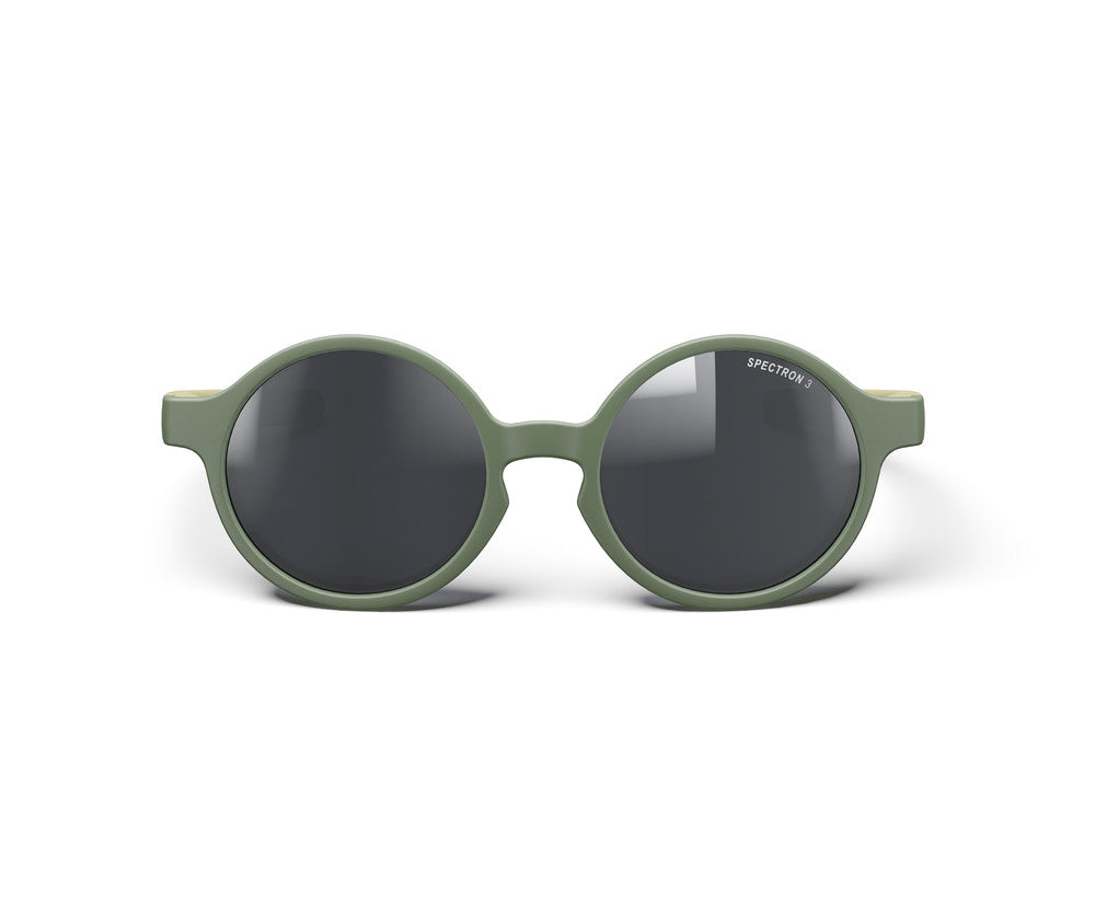 Julbo Walker Kindersonnenbrille – Grün Army / Braun – Spectron 3 – Seitenansicht