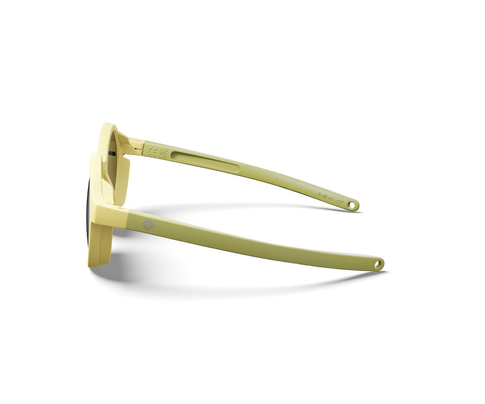 Julbo Ranger Kindersonnenbrille – Hellgelb / Grün – Spectron 3 – Seitenansicht