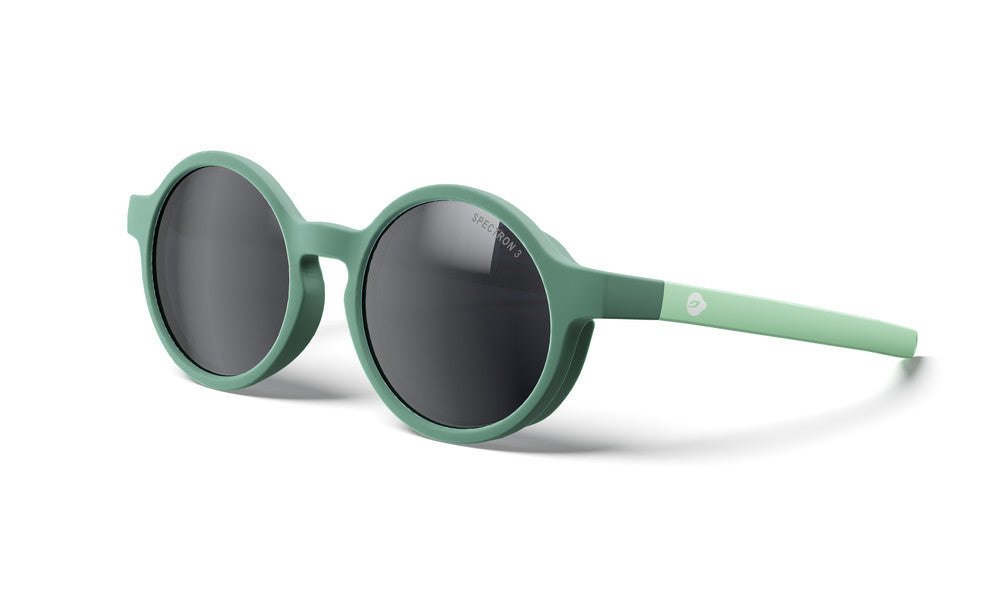 Julbo Ranger Kindersonnenbrille – Pastellgrün / Flechtengrün – Spectron 3 – Frontansicht