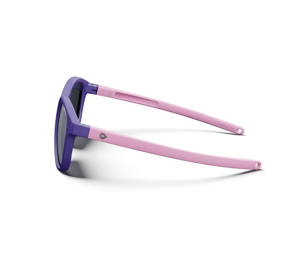 Julbo Thea Kindersonnenbrille – Dunkelviolett / Rosa – Spectron 3 – Seitenansicht