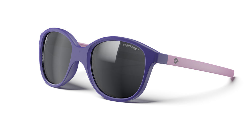 Julbo Thea Kindersonnenbrille – Dunkelviolett / Rosa – Spectron 3 – Frontansicht