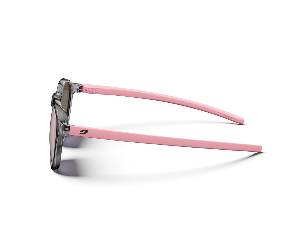 Julbo Joliet Kindersonnenbrille – Grau / Rosa Matt – Spectron 3 – Seitenansicht