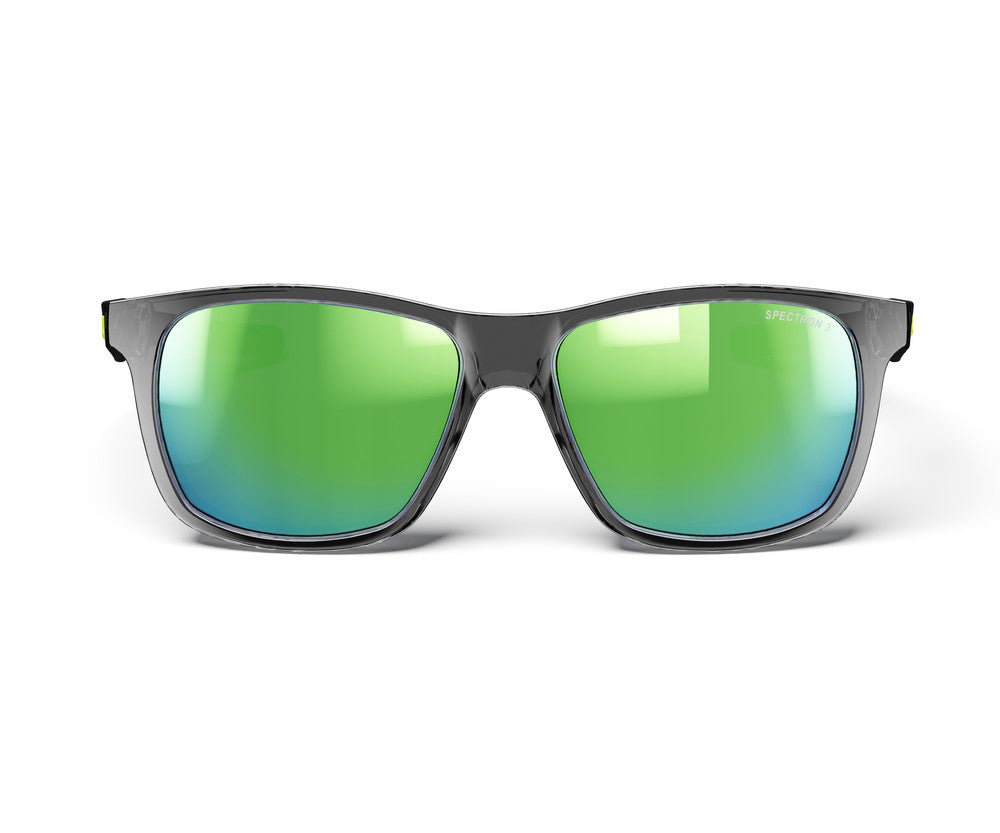 Julbo Elwood Kindersonnenbrille – Schwarz – Spectron 3 (Flash Grün) – Detailansicht