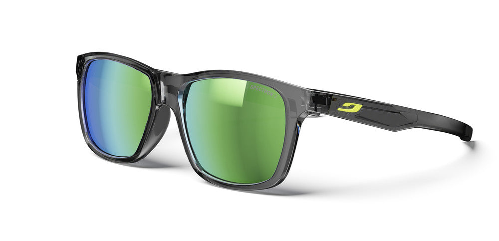 Julbo Elwood Kindersonnenbrille – Schwarz – Spectron 3 (Flash Grün) – Frontansicht