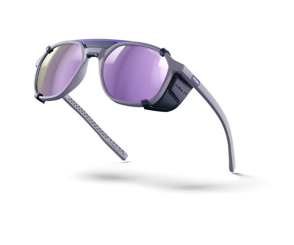 Julbo Slack Cover Sportbrille – Violett / Dunkelblau – Spectron 3 – Seitenansicht