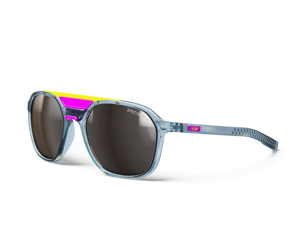 Julbo Slack Cover Sportbrille – Blau / Rosa – Spectron 4 – Detailansicht