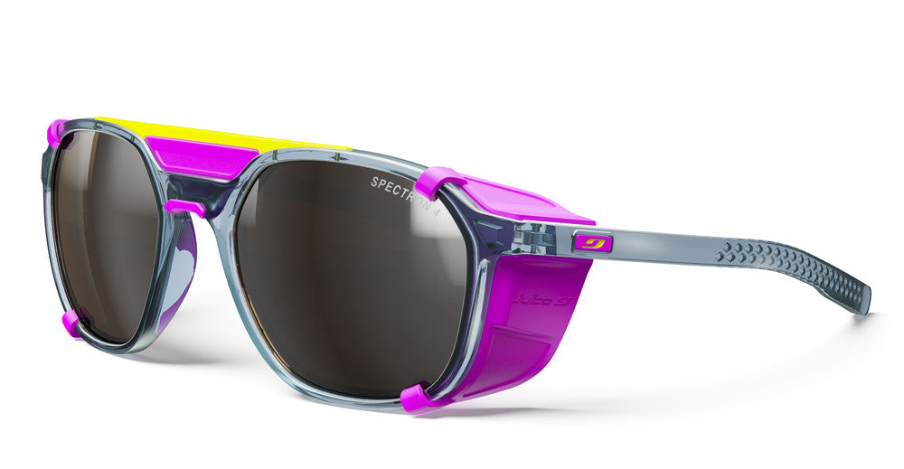 Julbo Slack Cover Sportbrille – Blau / Rosa – Spectron 4 – Frontansicht