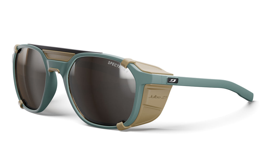 Julbo Slack Cover Sportbrille – Olivgrün / Braun – Spectron 4 – Frontansicht