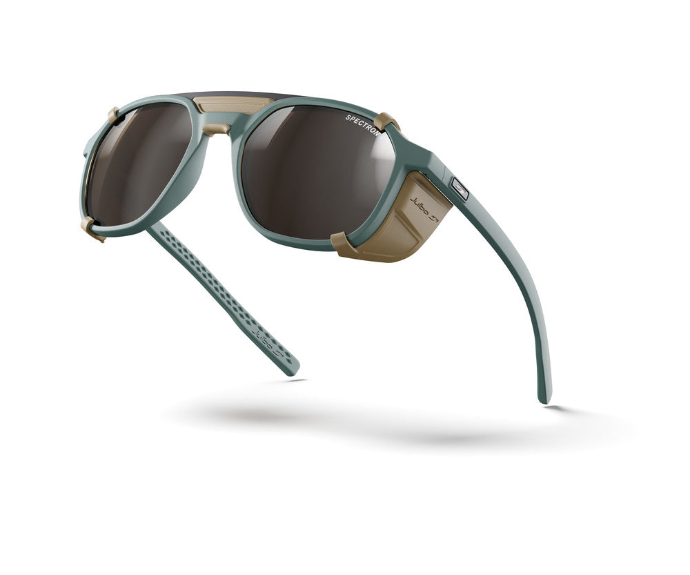 Julbo Slack Cover Sportbrille – Olivgrün / Braun – Spectron 4 – Seitenansicht