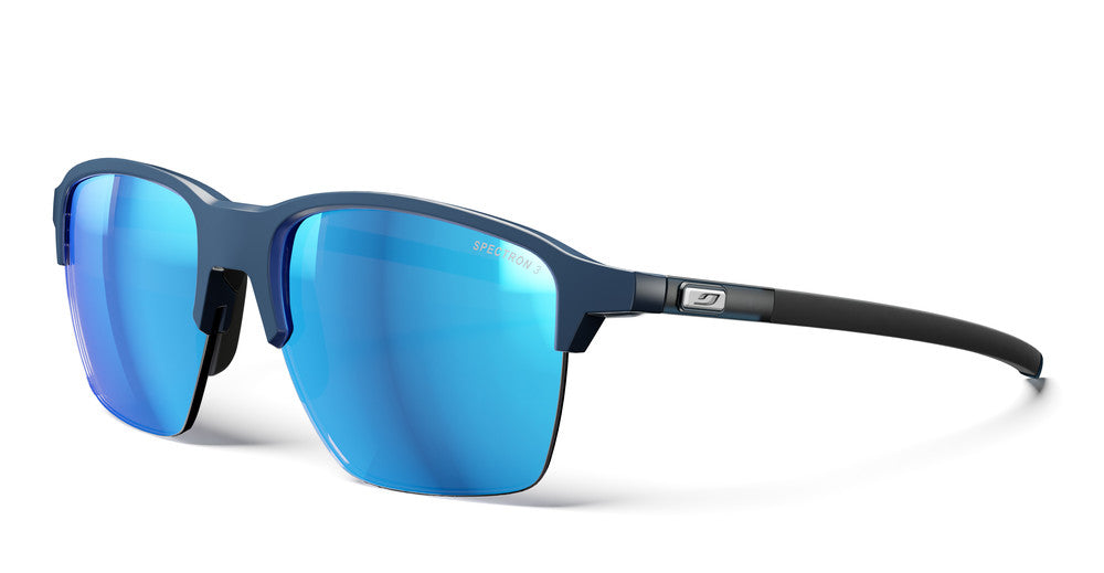 Julbo Crossline Sportbrille – Blau / Blau Durchscheinend Glänzend – Spectron 3 – Frontansicht