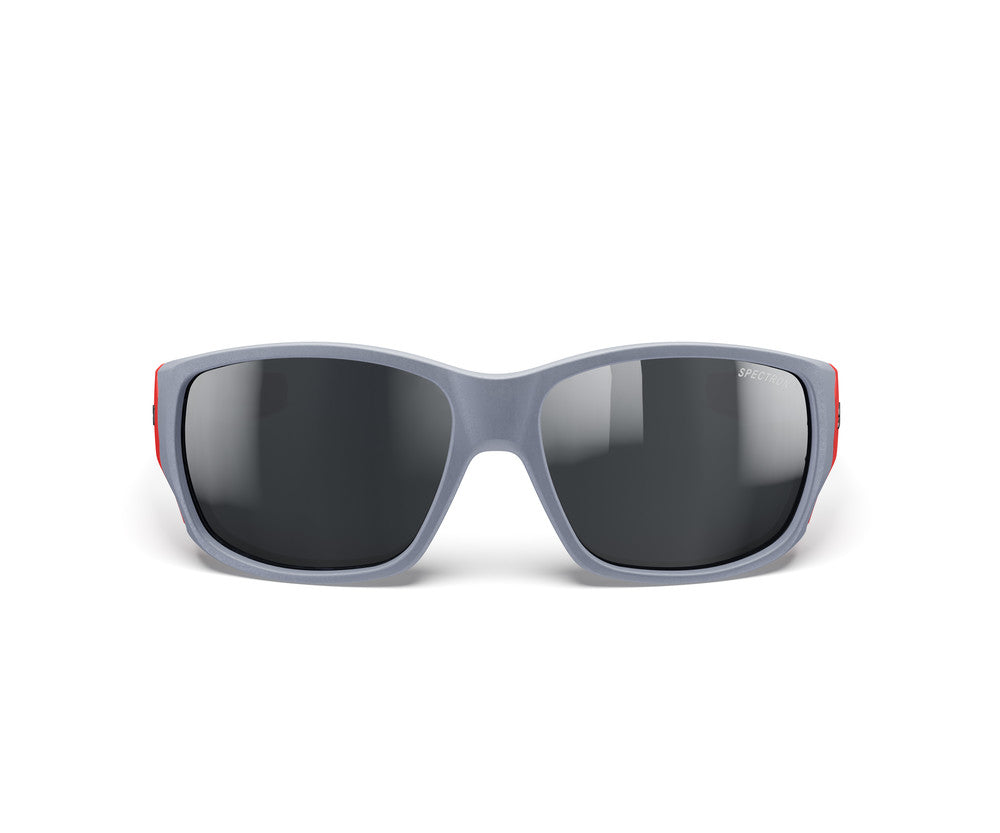 Julbo Stronger Kindersonnenbrille – Dunkelgrau / Rot – Spectron 4 – Seitenansicht