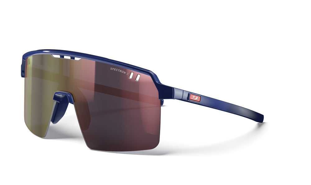 Julbo Intensity Junior Kinder-Sportbrille – Dunkelblau – Spectron 3 – Frontansicht