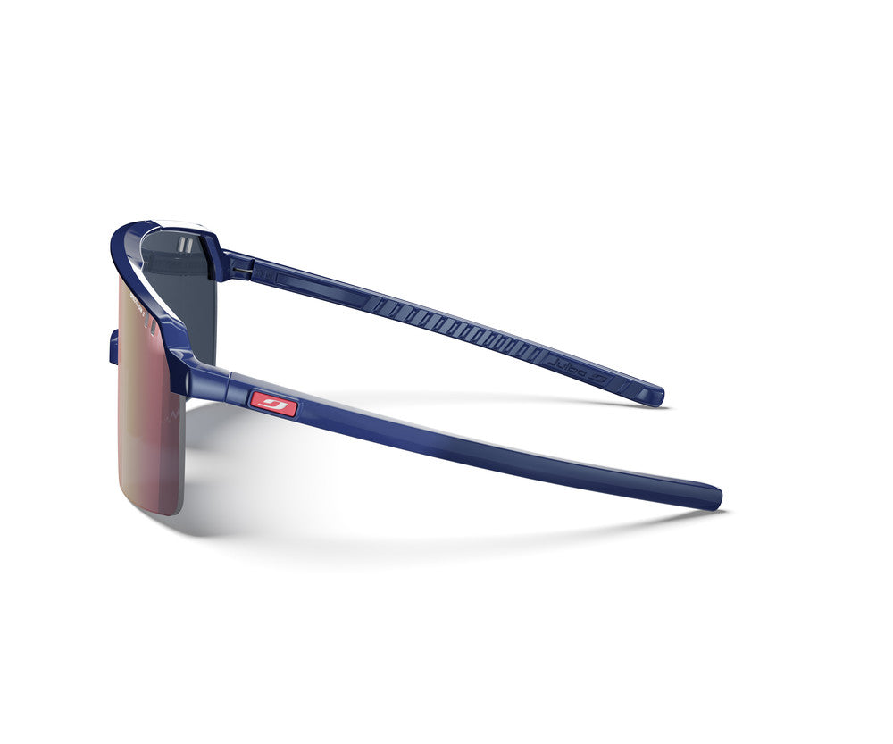 Julbo Intensity Junior Kinder-Sportbrille – Dunkelblau – Spectron 3 – Seitenansicht