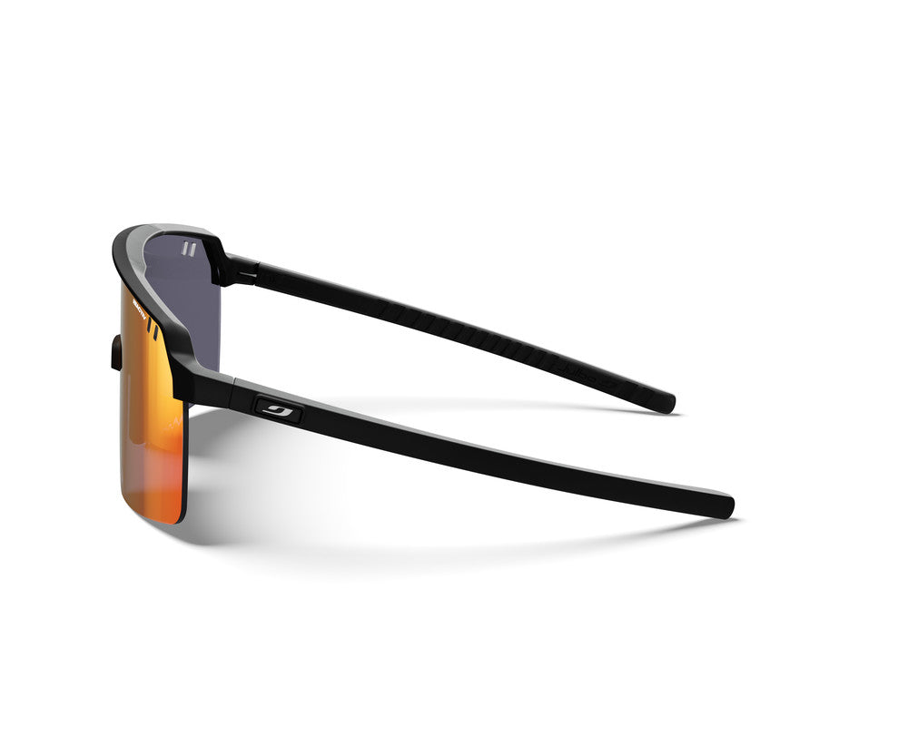 Julbo Intensity Junior Kinder-Sportbrille – Schwarz – REACTIV 1-3 Light Amplifier – Seitenansicht