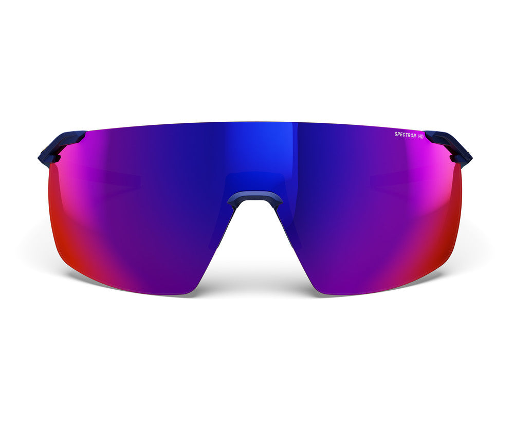 Julbo Faster L Sportbrille – Dunkelblau / Gold – Spectron HD 3 – Detailansicht