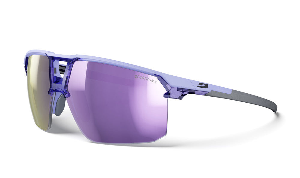 Julbo Liry Sportbrille – Violett / Violett Durchscheinend Glänzend – Spectron 3 – Frontansicht