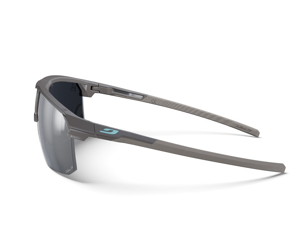 Julbo Liry Kilian Jornet Sportbrille – Dunkelbraun / Hellbraun – Spectron 3 – Detailansicht