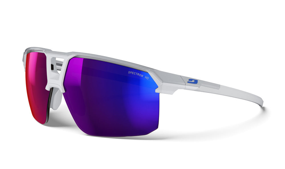Julbo Liry Sportbrille – Hellgrau / Grau Glänzend – Spectron HD 3 – Frontansicht