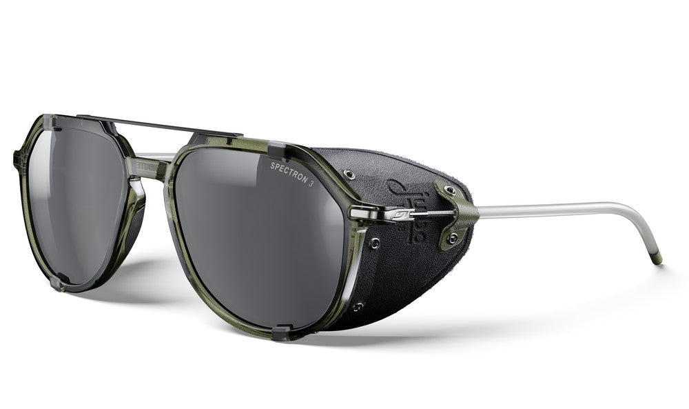 Julbo Tribute Sonnenbrille – Grün Army / Schwarz – Spectron 3 – Frontansicht